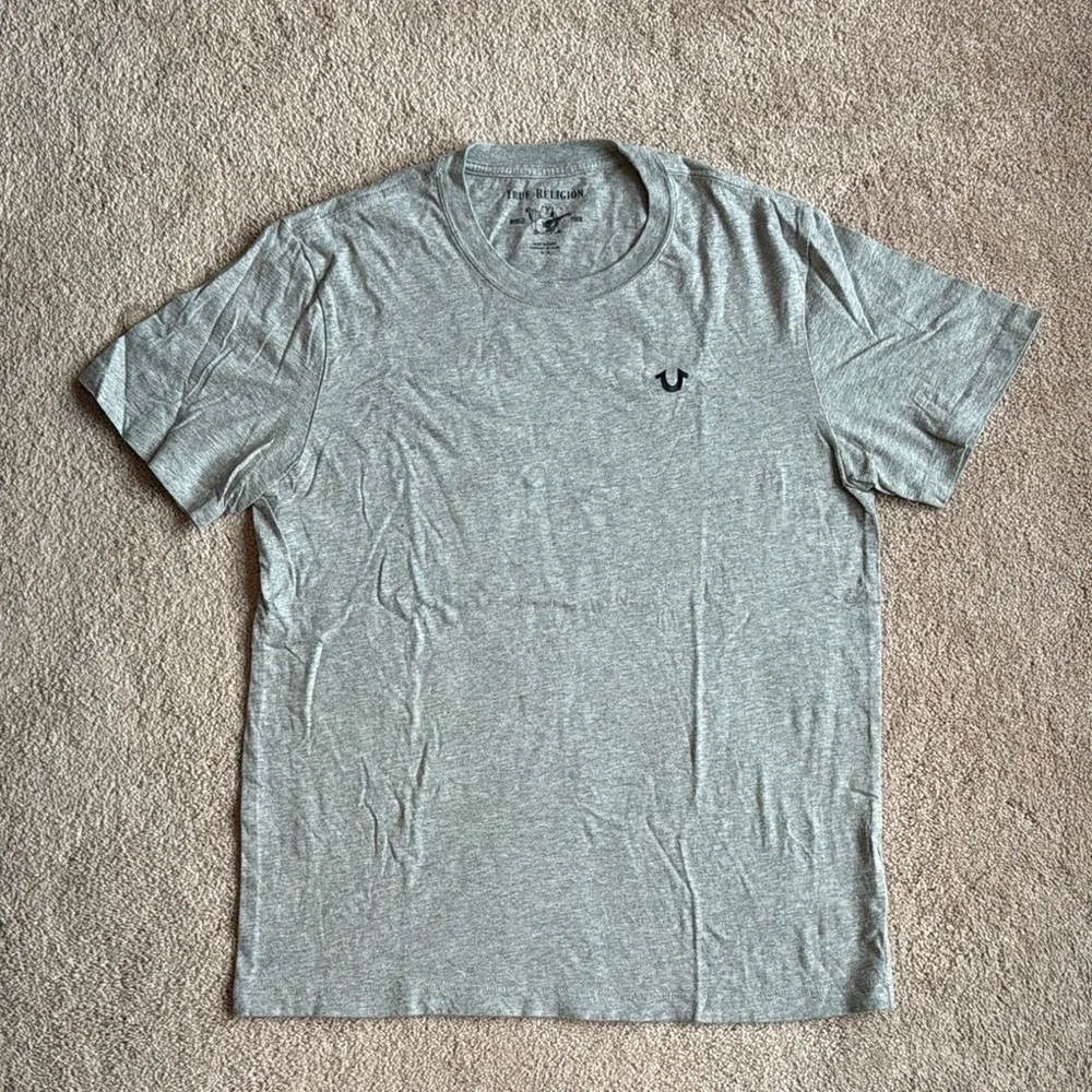 True Religion Gray Men's T-Shirt